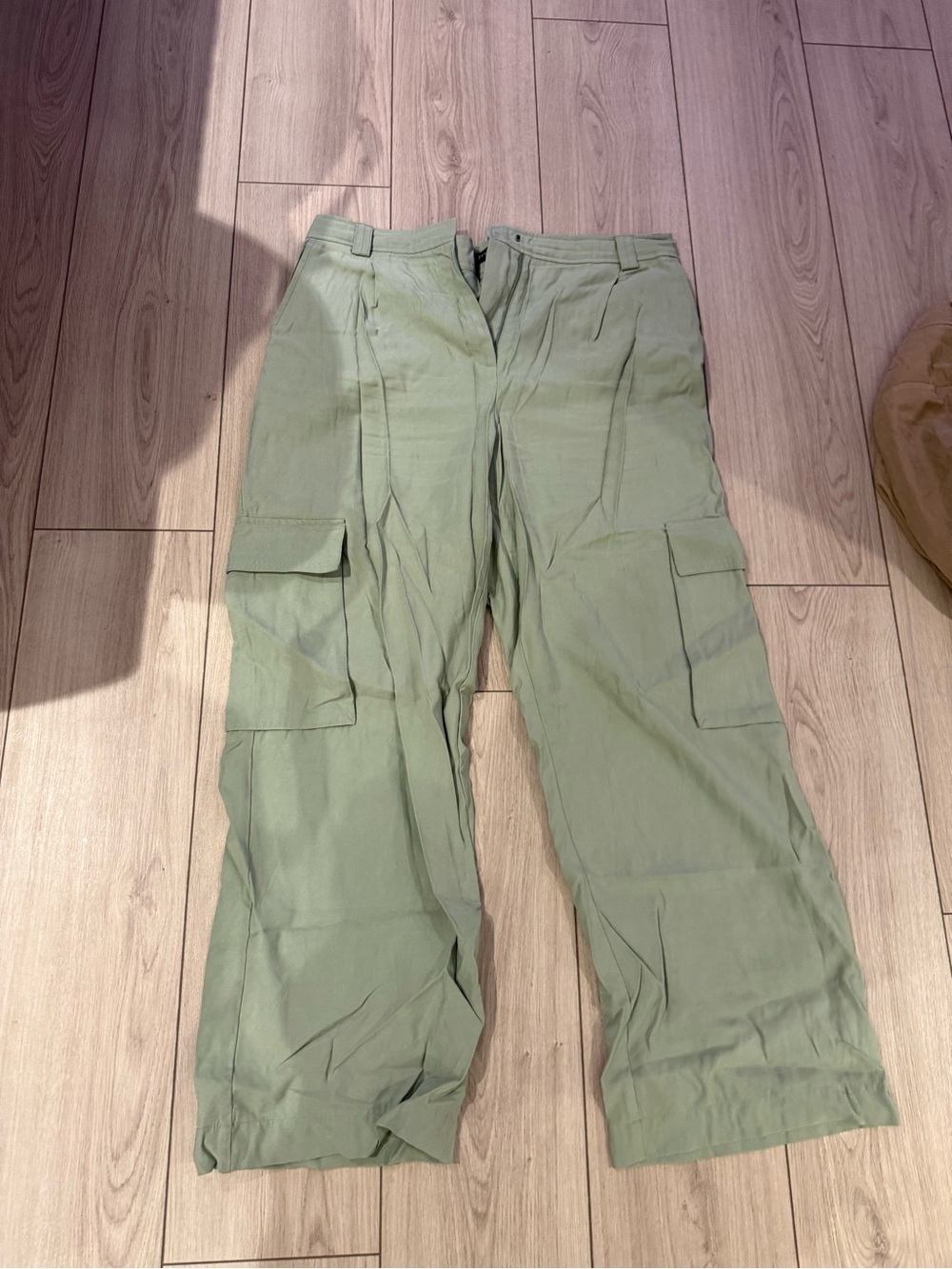 Dynamite Light Olive Cargo Trousers